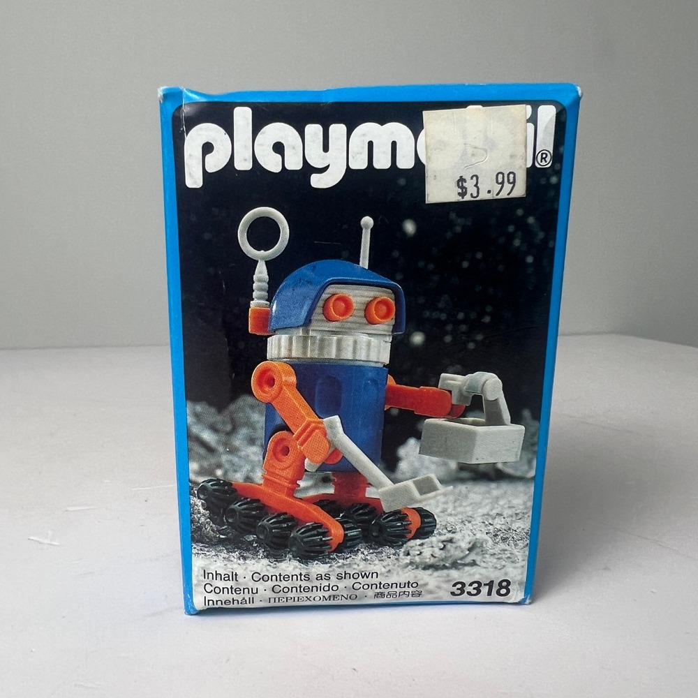 Vintage Playmobil Space Robot 3318 Playmospace Geobra NEW in Box* Factory Sealed